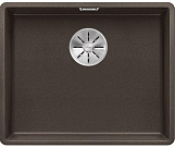 Мойка Blanco SUBLINE 500-F отводная арматура InFino® кофе