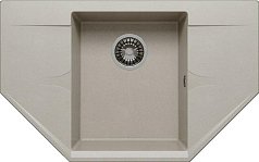 Мойка Polygran Riff-800 серый