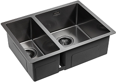 Мойка Paulmark Annex R вороненая сталь