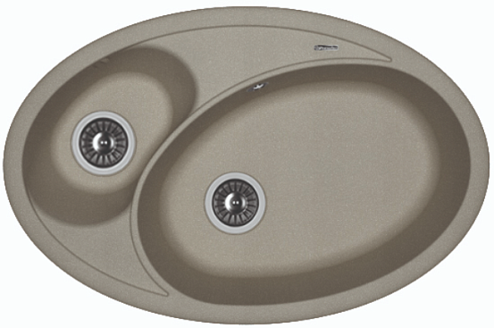 Мойка Florentina Селена 780 серый шелк preview 1