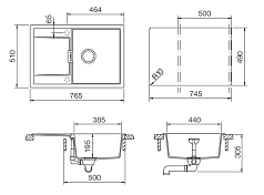 Мойка Schock ETON 50D CRISTADUR поларис