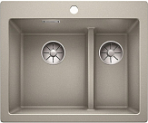 Мойка Blanco PLEON 6 Split SILGRANIT PuraDur жемчужный