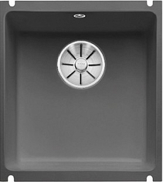 Мойка Blanco SUBLINE 375-U керамика отводная арматура InFino® базальт