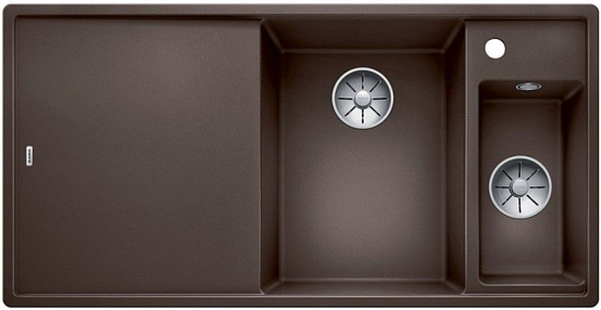 Мойка Blanco AXIA III 6 S чаша справа, доска ясень клапан-автомат InFino® кофе preview 1