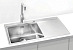 Купить Мойка Alveus Pure Up 50 FI нержавеющая сталь матовая, чаша слева preview 2