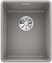 Мойка Blanco SUBLINE 320-F отводная арматура InFino® алюметаллик