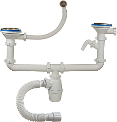 Двойной сифон Zigmund & Shtain Орио Z-40093