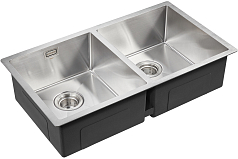 Мойка Paulmark Dopplet нержавеющая сталь брашированная