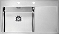 Мойка Alveus Pure 50L нержавеющая сталь матовая, чаша слева