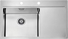 Мойка Alveus Pure 50L нержавеющая сталь матовая, чаша слева