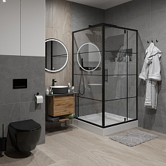 Душевой уголок Niagara 02800831black