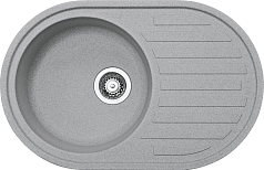 Мойка Franke ROG 611 серый, вентиль-автомат в комплекте