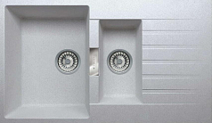 Мойка Tolero Loft TL-860 серый-металлик