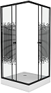 Душевой уголок Niagara NG-008 Q black