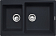 Мойка Zigmund & Shtain Rechteck 400.275 черный базальт