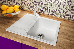 Мойка Bamboo Кардинал 640 белый