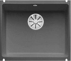 Мойка Blanco SUBLINE 500-U керамика отводная арматура InFino® базальт