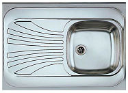 Мойка Alveus Classic 30 нержавеющая сталь атласная, чаша справа