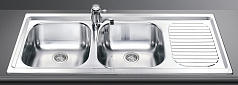Мойка SMEG LX116D-2