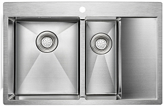 Мойка Paulmark Union L нержавеющая сталь брашированная