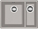 Мойка Florentina Вега 335/160 серый