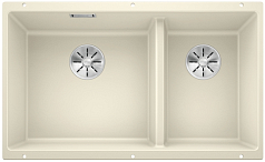 Мойка Blanco SUBLINE 430/270-U отводная арматура InFino® жасмин