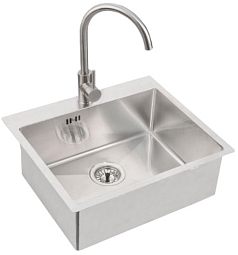 Мойка Alveus Quarto 10 нержавеющая сталь атласная