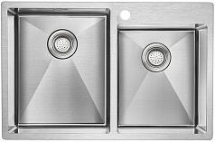 Мойка Paulmark Berman нержавеющая сталь брашированная