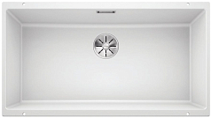 Мойка Blanco SUBLINE 800-U отводная арматура InFino® белый