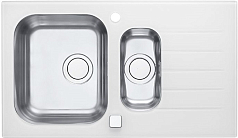 Мойка Alveus Glassix Up 20 белое стекло