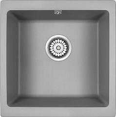 Мойка Paulmark Brilon серый металлик