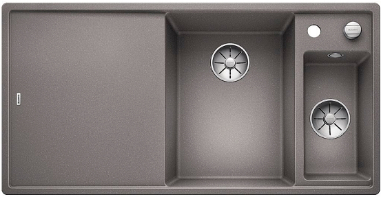 Мойка Blanco AXIA III 6 S чаша справа, доска ясень клапан-автомат InFino® алюметаллик preview 1