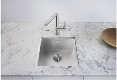 Мойка Blanco ZEROX 340-U Durinox® отводная арматура InFino® нержавеющая сталь durinox