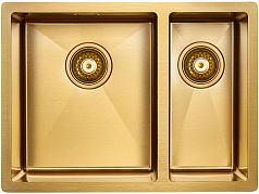 Мойка Paulmark Annex L золото брашированное