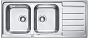 Мойка Alveus Line Maxim 100 нержавеющая сталь атласная 1087975