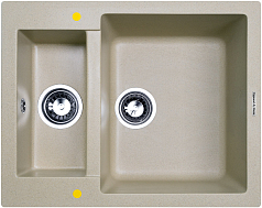 Мойка Zigmund & Shtain Rechteck 600.2 речной песок