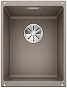 Мойка Blanco SUBLINE 320-U SILGRANIT отводная арматура InFino® серый беж
