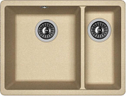 Мойка Flortek Ринг 335/160 бежевый