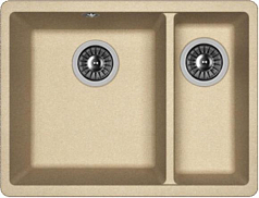 Мойка Flortek Ринг 335/160 бежевый