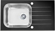 Мойка Alveus Vitro 20 черное стекло