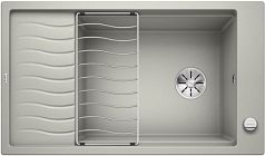 Мойка Blanco Elon XL 8 S SILGRANIT PuraDur клапан-автомат InFino® жемчужный
