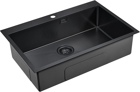 Мойка Paulmark Saar вороненая сталь preview 3