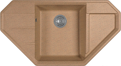 Мойка Крона 910 терракотовый