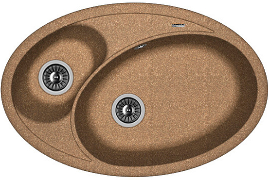 Мойка Florentina Селена 780 коричневый preview 1