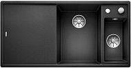 Мойка Blanco AXIA III 6 S чаша справа, доска стекло клапан-автомат InFino® антрацит