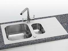 Мойка Alveus Glassix Up 20 белое стекло