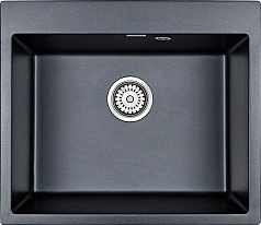 Мойка Paulmark Kante чёрный металлик