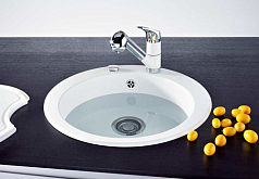 Мойка Franke ROG 610-41 белый, вентиль-автомат в комплекте