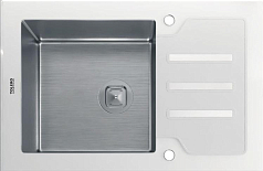 Мойка Tolero Ceramic Glass TG-660 белый