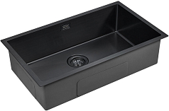 Мойка Paulmark Koher вороненая сталь брашированная